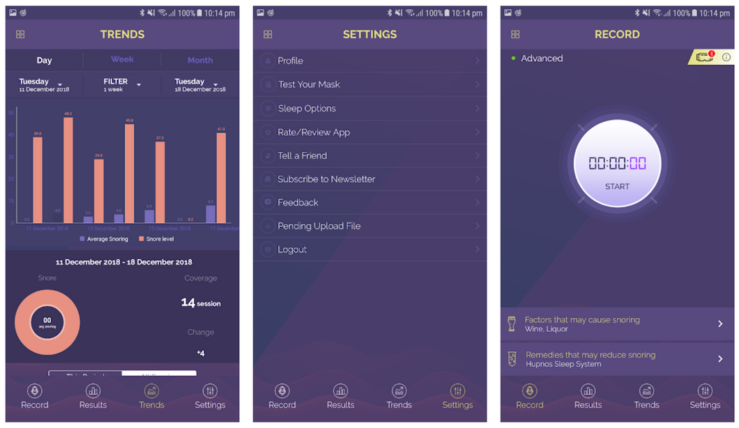 Hupnos Sleep Android App